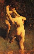 Jean Francois Millet Two Bathers oil on canvas